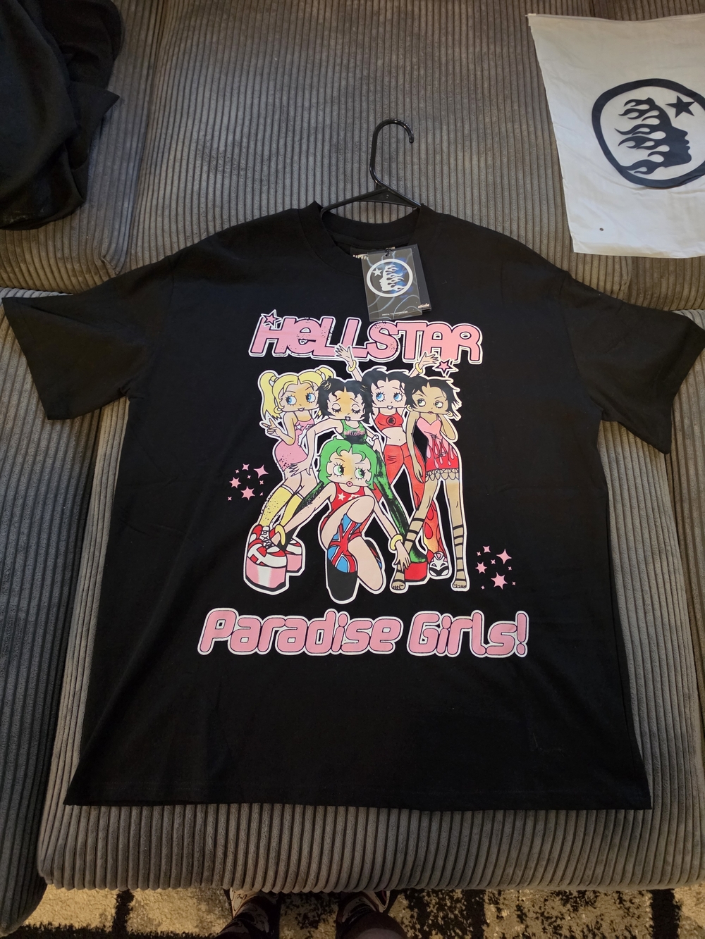Hellstar Paradise Girls! Graphic Tee - Black with Pink Artwork